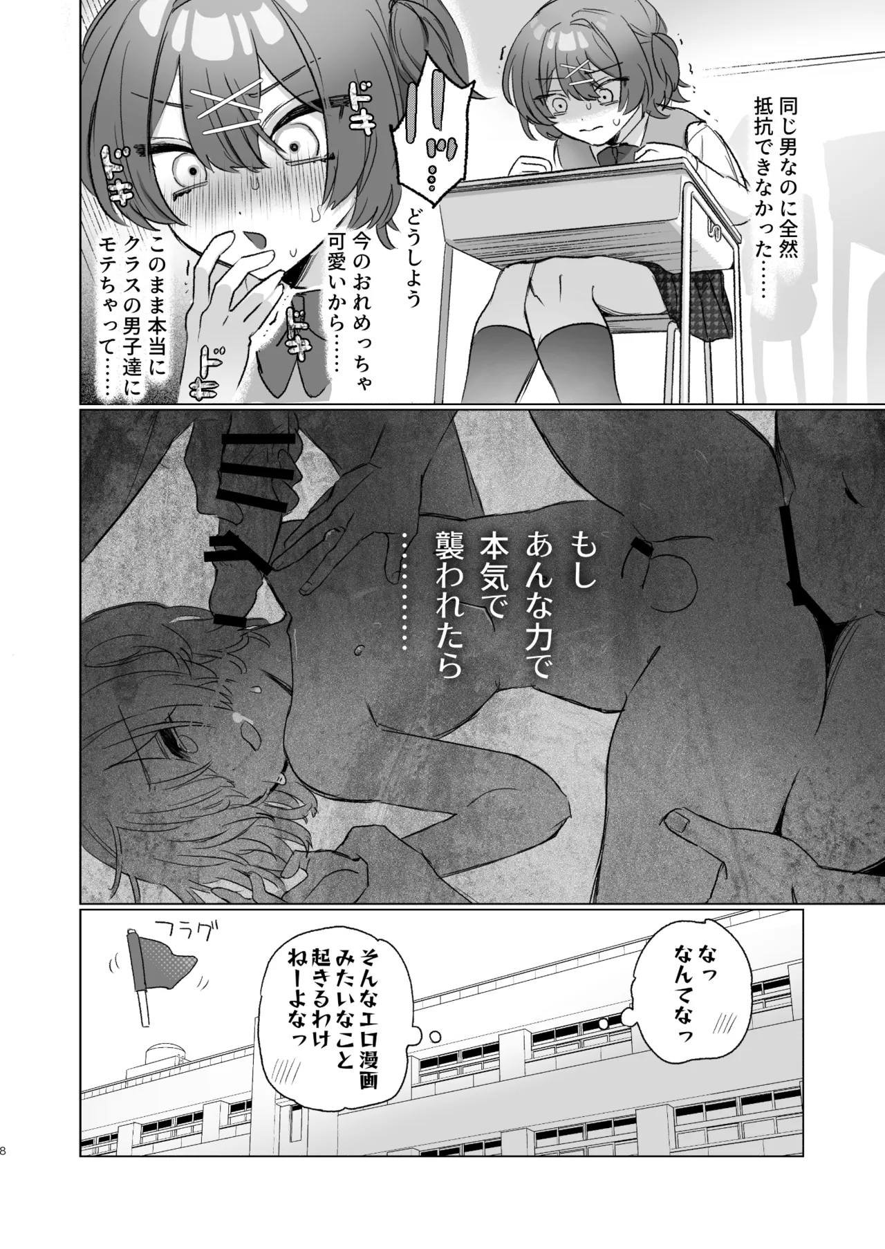 Asa okitara Otoko no Ko ni nattete Class no Danshi zenin Ore ni horete yabai page 7 full