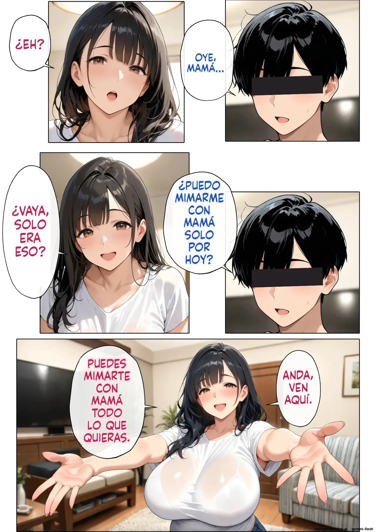 Miboujin no kaasan to jikkade icha love sex 1 page 6 full