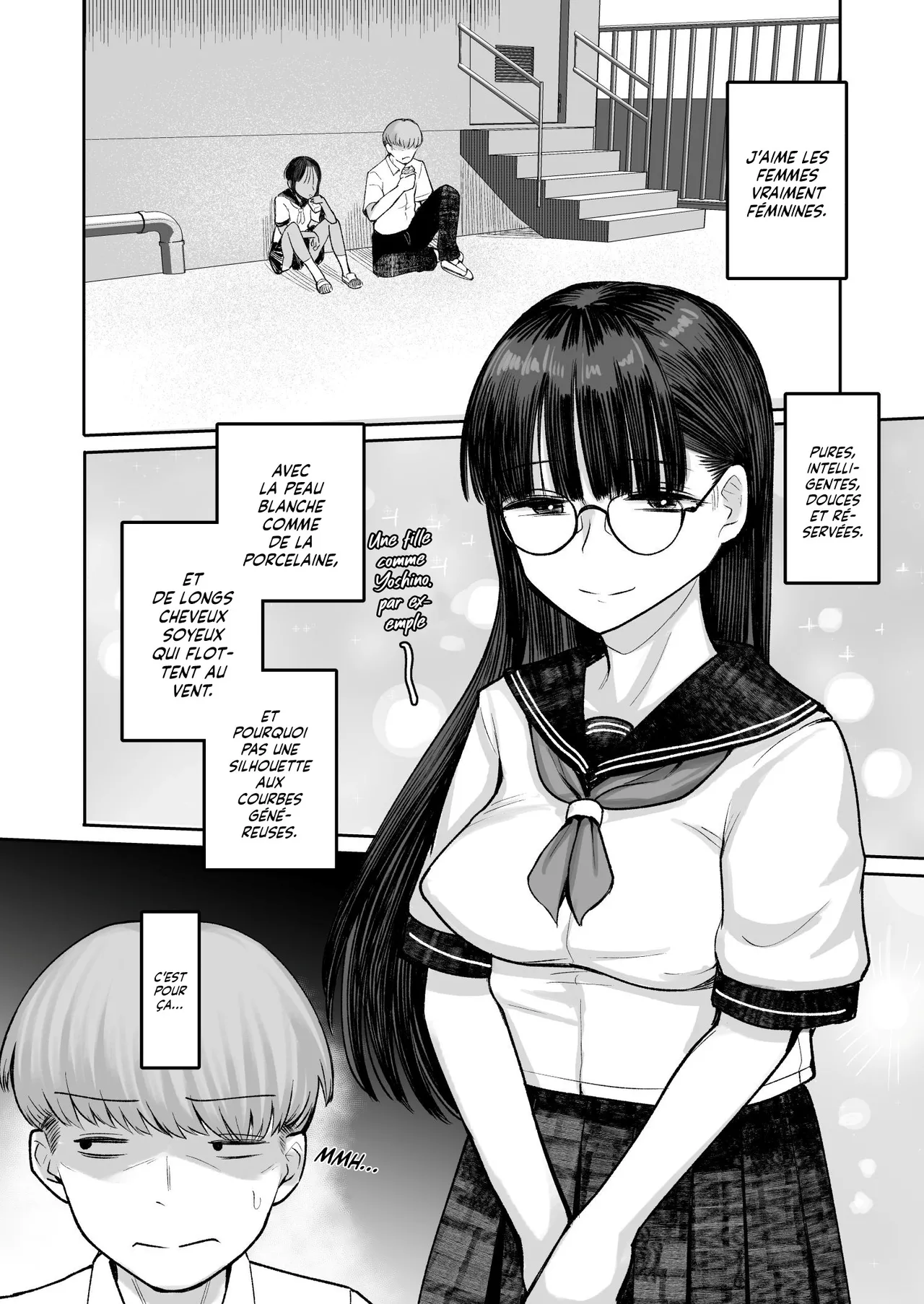 Mou, Koitsu de Ikka. Seiyoku Tsuyotsuyo Boyish Kouhai Nanka Zenzen Suki ja Nai | Bon, je vais me contenter de ce Garçon Manqué à la Libido débordante page 8 full