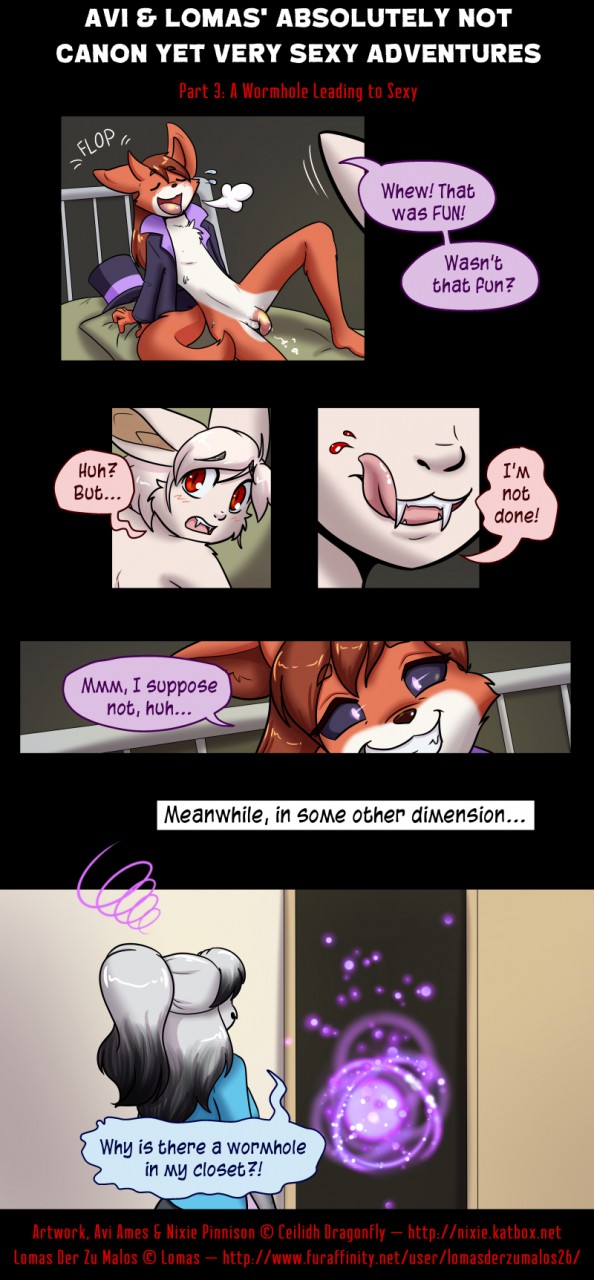 Avi & Lomas' Absolutely Not Canon Yet Very Sexy Adventures page 3 full