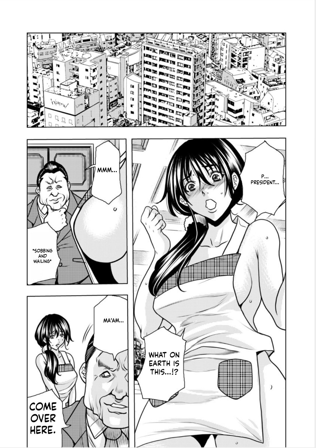 Contract wife - The days of being embraced by her husband's boss began for her husband - 8 page 12 full
