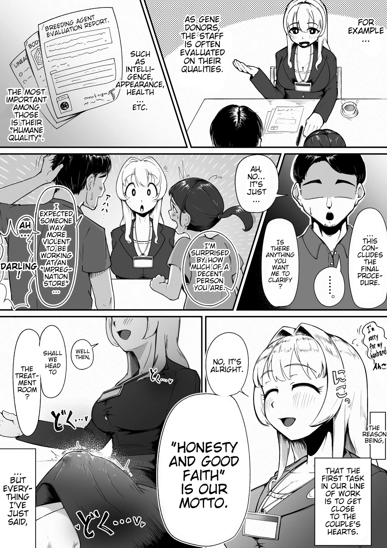 Futanari Tanetsukeya-san no Manga 1-2 page 3 full