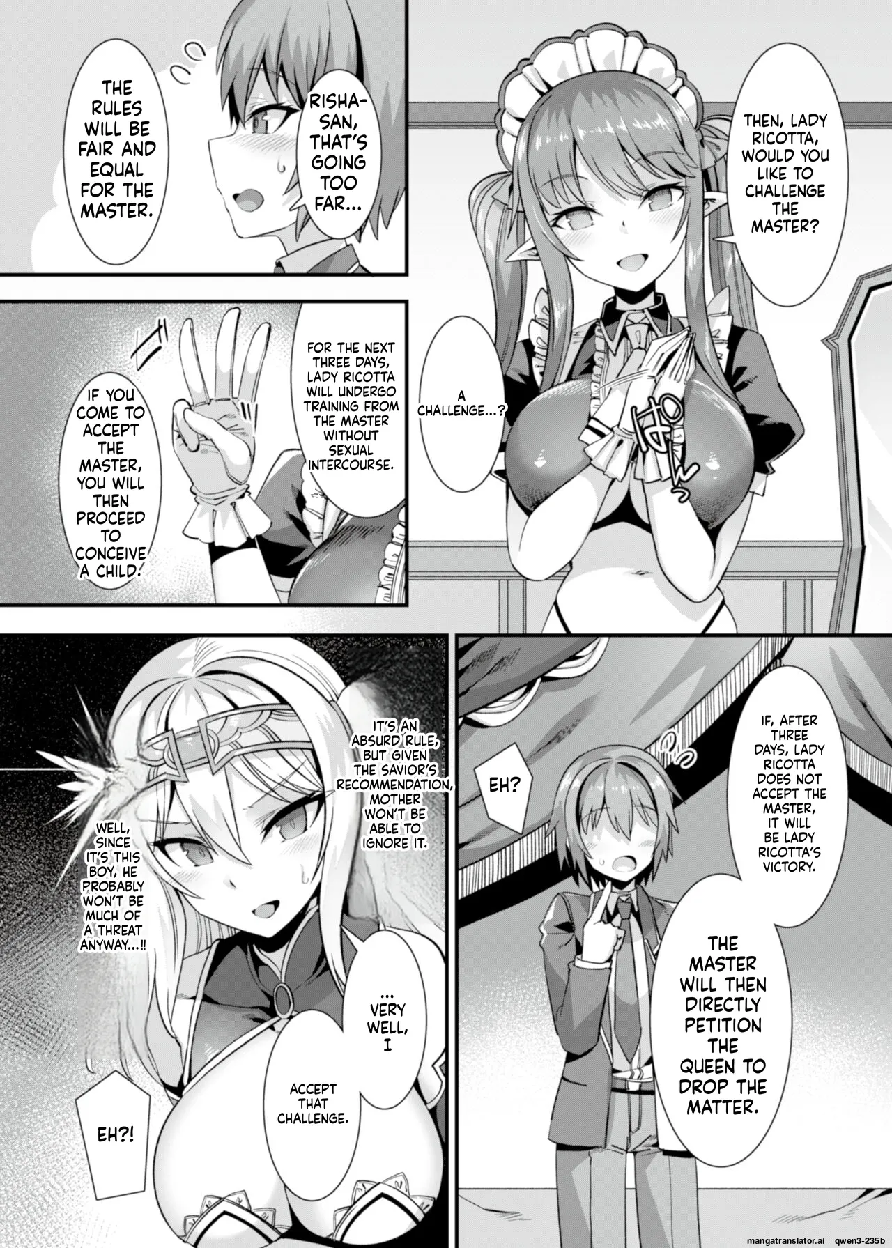 Kukkoro Himekishi no Kairaku Ahe-ochi Amaama Choukyou ~ Otoko ga Umarenai Isekai e Shoukan Sareta Ore ga Heroine o Ategawarete Kozukuri Ecchi 2 ~ page 9 full
