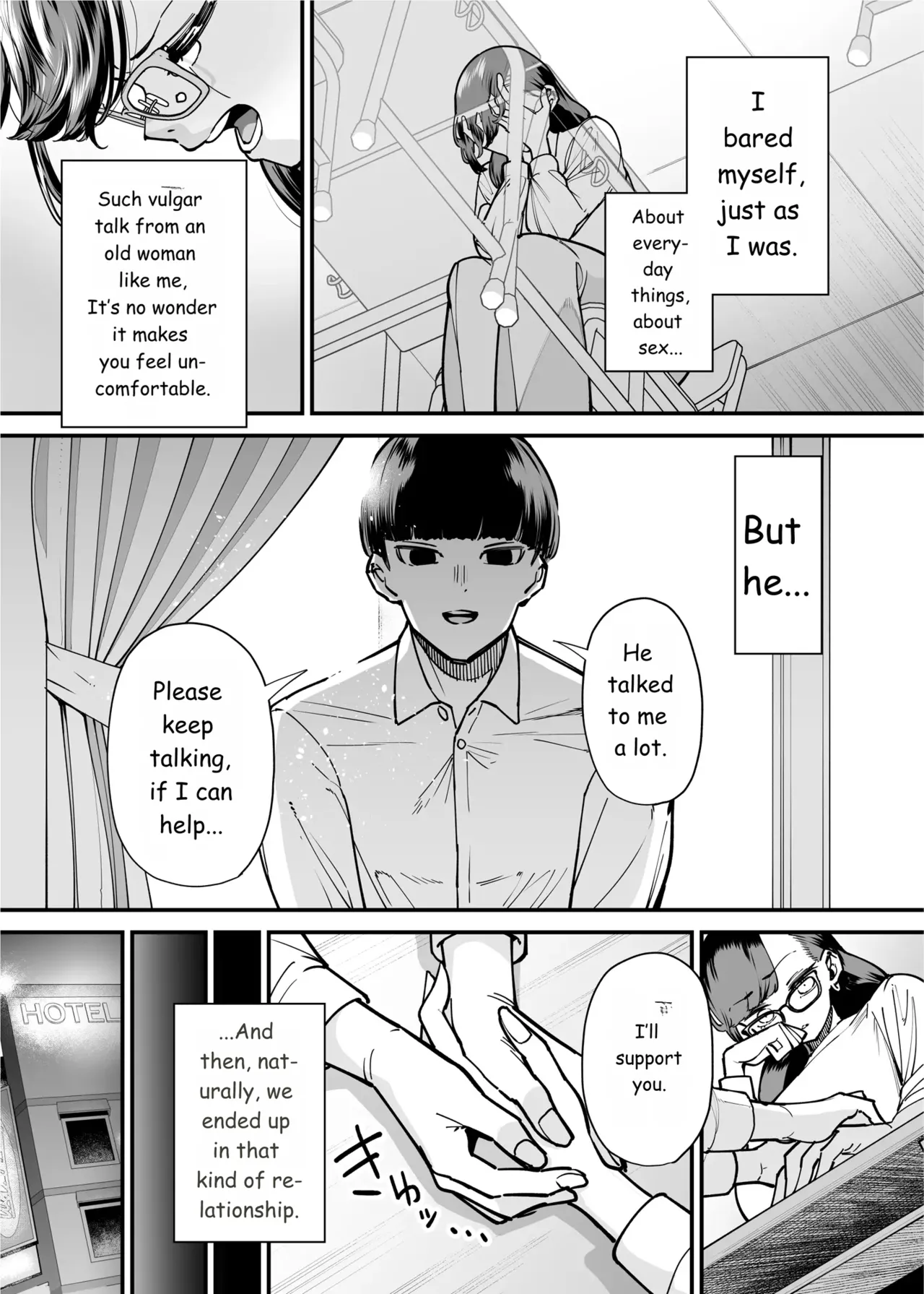 A super-horny middle-aged woman who was a model student until age 39—her pent-up sexual desire explodes during an affair page 12 full