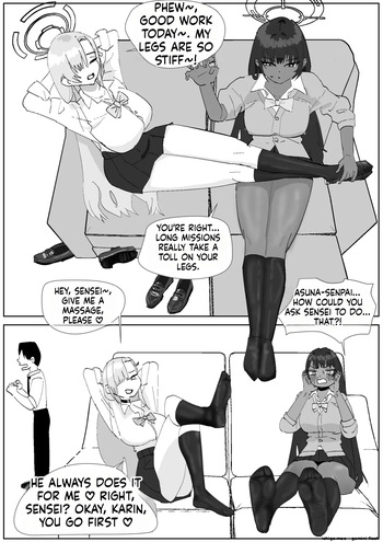 [Sockshop / The Crazy Sock Shop] Karin & Asuna: Disposing of Masochistic Trash-Sperm with Super-Stinky Foot Masturbation cover