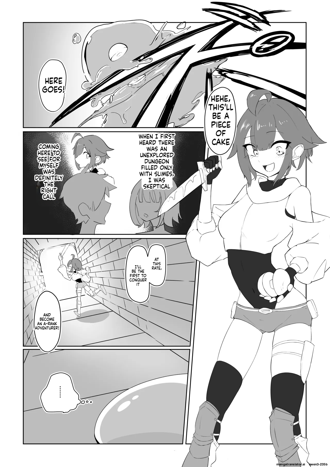 Slime Onee-san to Onna Boukensha-chan page 2 full
