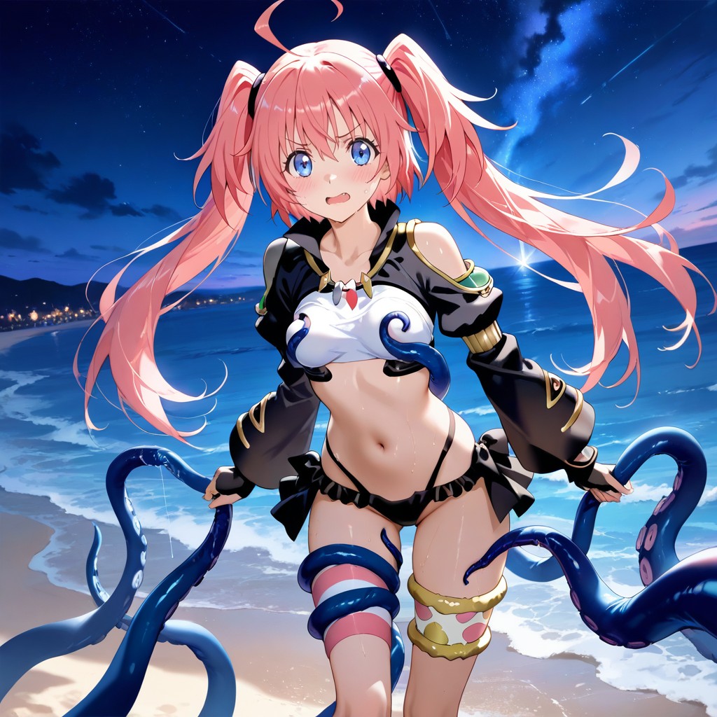 Milim Nava Tentacles - That Time I Got Reincarnated as a Slime - AI Generated page 11 full