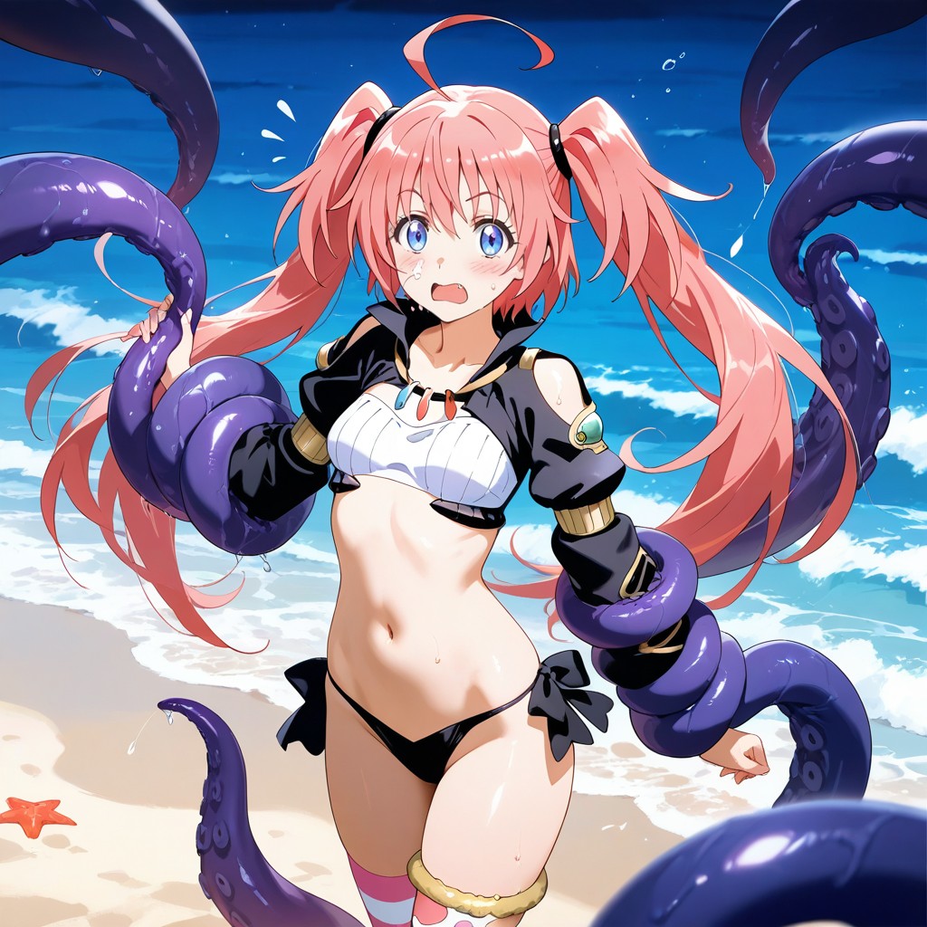 Milim Nava Tentacles - That Time I Got Reincarnated as a Slime - AI Generated page 12 full