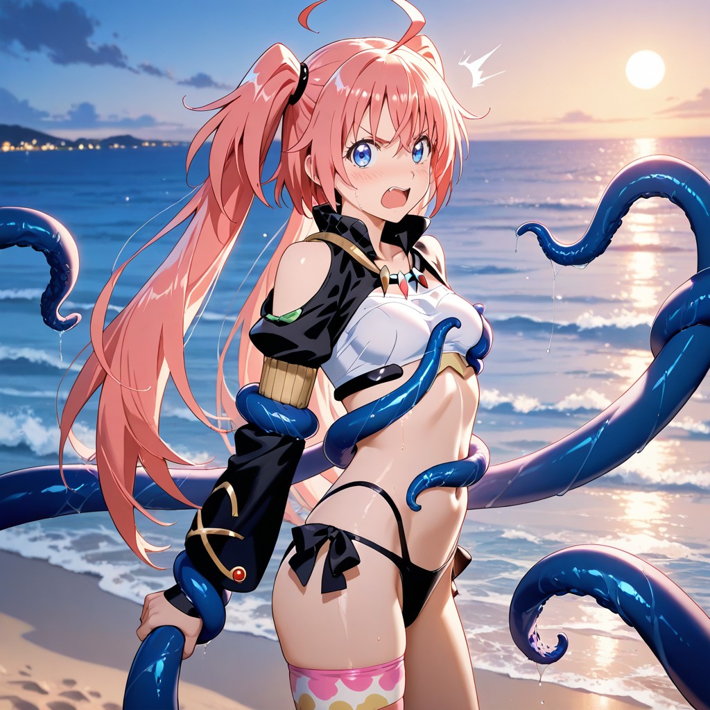 Milim Nava Tentacles - That Time I Got Reincarnated as a Slime - AI Generated page 6 full