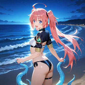 (Patreon - WaifuRain) Milim Nava Tentacles - That Time I Got Reincarnated as a Slime - AI Generated cover