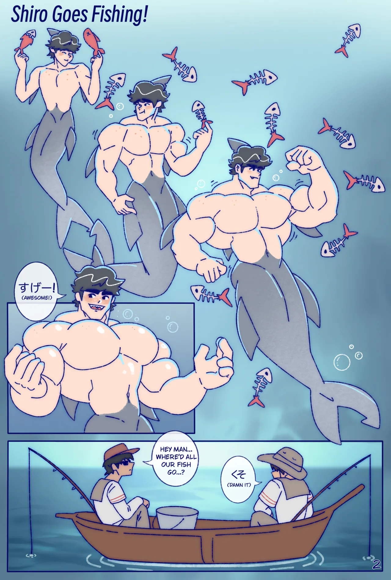 Shiro goes fishing page 3 full