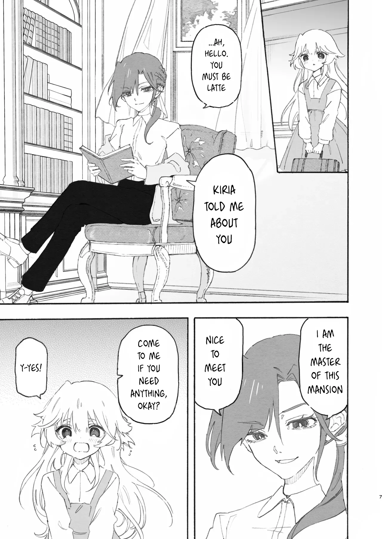 Yuri Kyuuji ~Youen Shujin to Midara na Maid~ | Yuri Service: The Seductive Master and Lewd Maid page 7 full