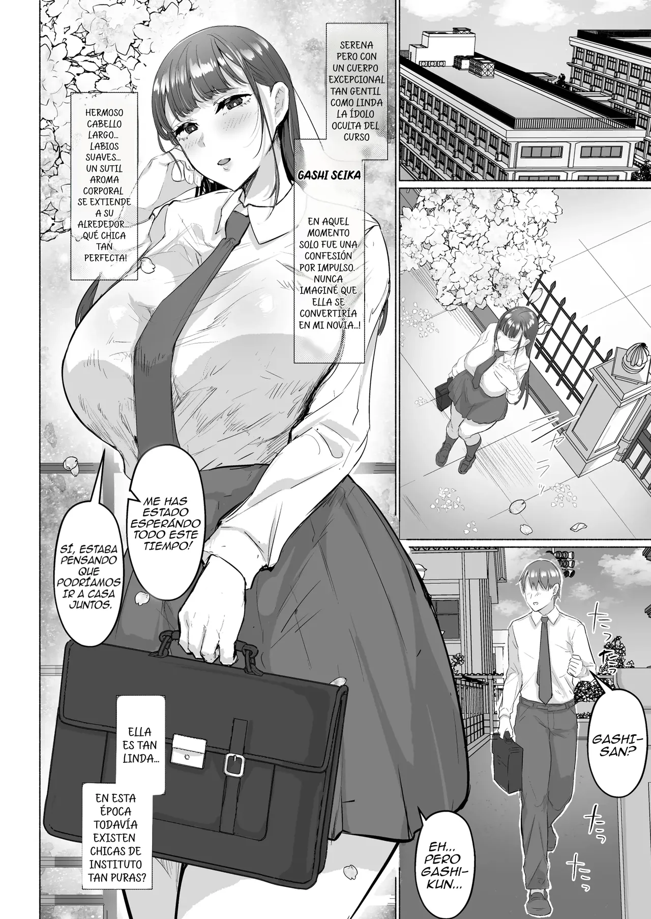 Seiso Kanojo no Noumiso ga Nietagiru Futanari Kintama ni Okasarete Osananajimi kara Kaasan made Shuui no Mesu Subete Kuichirakasu Yarichin Osu ni Natteru... ｜Los Testículos de una Futanari le Están Friendo el Cerebro, Transformándola —de una Chica Ejemplar— en una Semental Hiperpromiscua que Devora a Todas las Hembras a su Alrededor, Desde su Amiga de la Infancia Hasta su Propia Madre... page 4 full