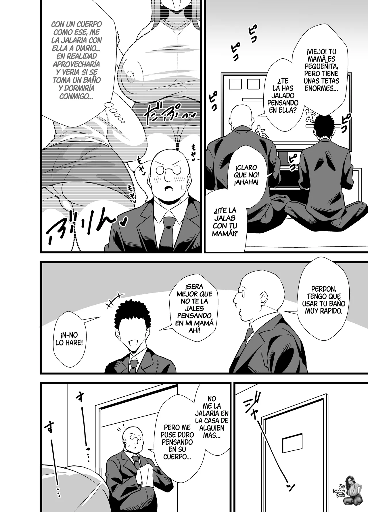 Musuko no Tomodachi ni Nani o Sarete mo Neta Furi o Yamenai Goumou Dougan Mama♡｜La Mamá Con Cara De Bebé Pretende Estar Dormida Sin Importar Que El Amigo De Su Hijo Juegue Con Ella♡ page 3 full