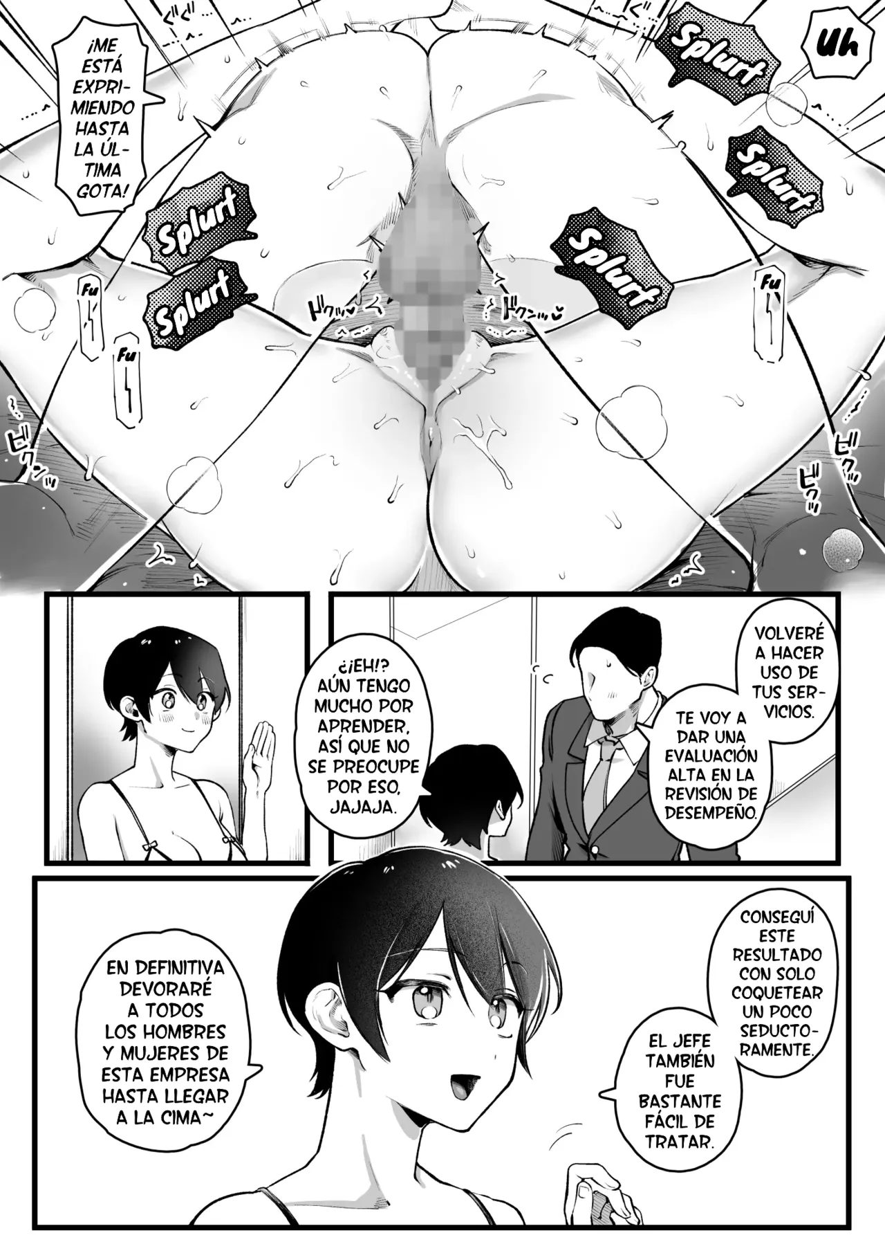 Una empleada que fue transferida del Departamento de Ventas al Departamento de Tratamiento Sexual - Eigyoubu Kara Seishoribu ni Idou Shita Josei Shain page 9 full