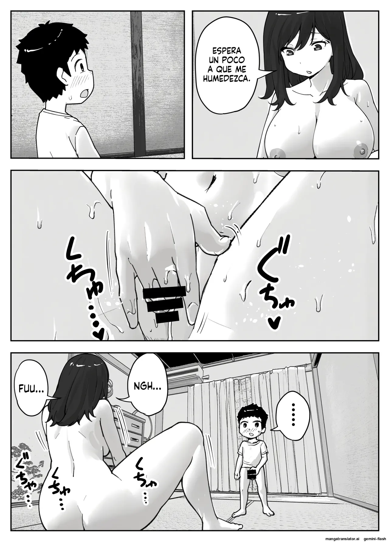 Musuko no onanī o kinshi shitai shin mama no hanashi  MTL page 10 full