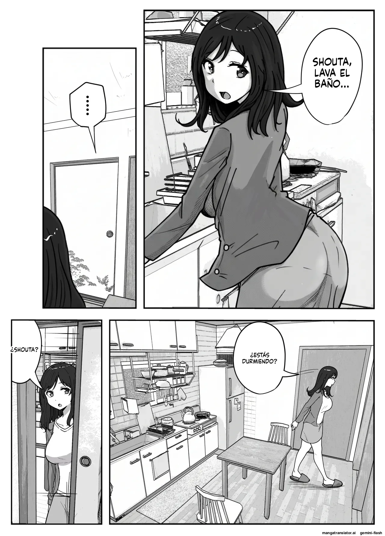 Musuko no onanī o kinshi shitai shin mama no hanashi  MTL page 3 full