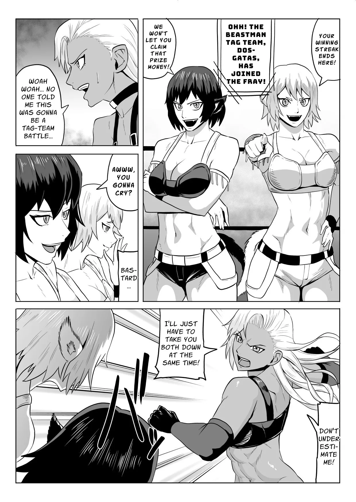 Golden Wolf Luna Kutsujoku ProWres 1 | Golden Wolf Luna: Humiliating Pro Wresting 1 page 10 full