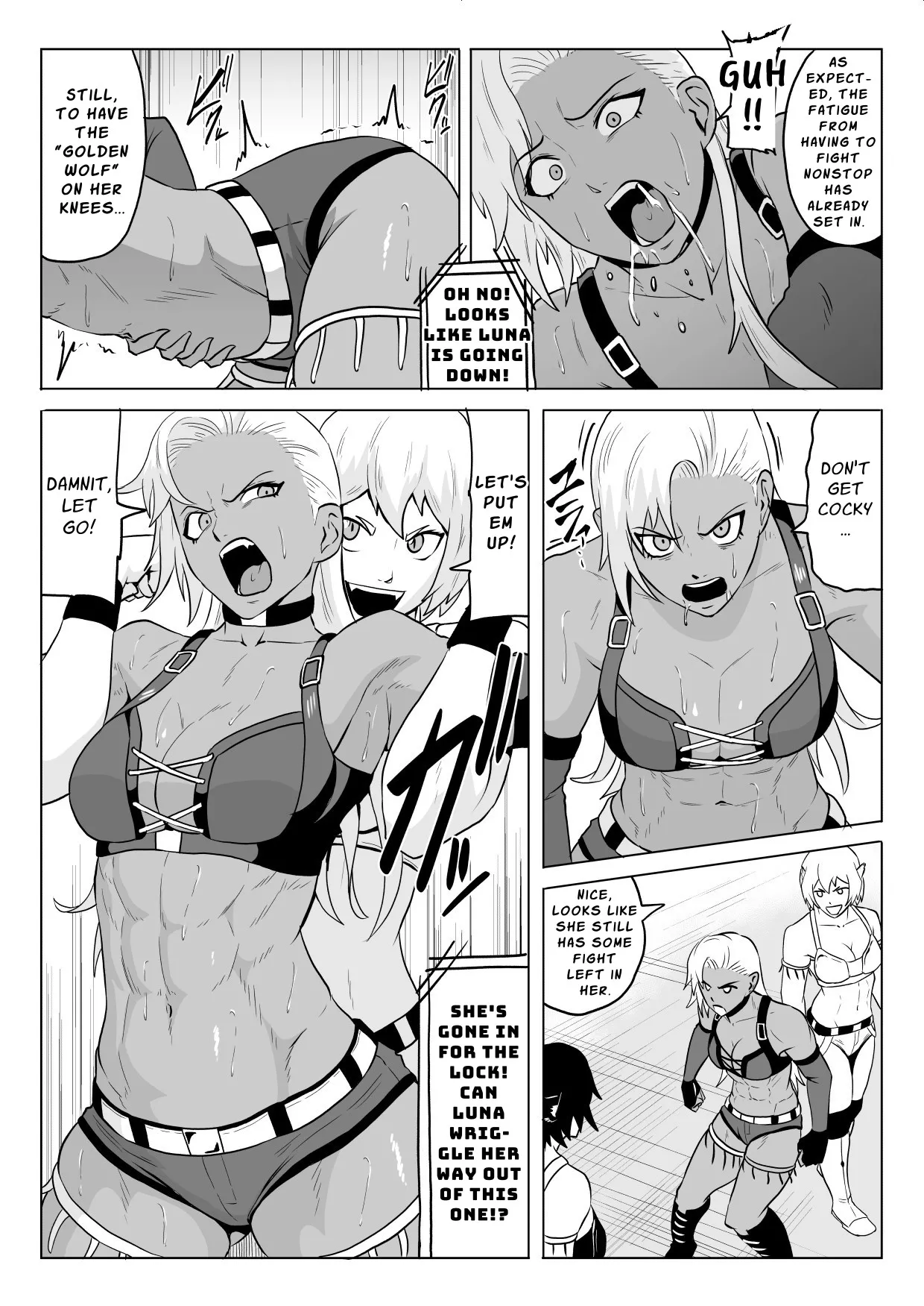 Golden Wolf Luna Kutsujoku ProWres 1 | Golden Wolf Luna: Humiliating Pro Wresting 1 page 12 full