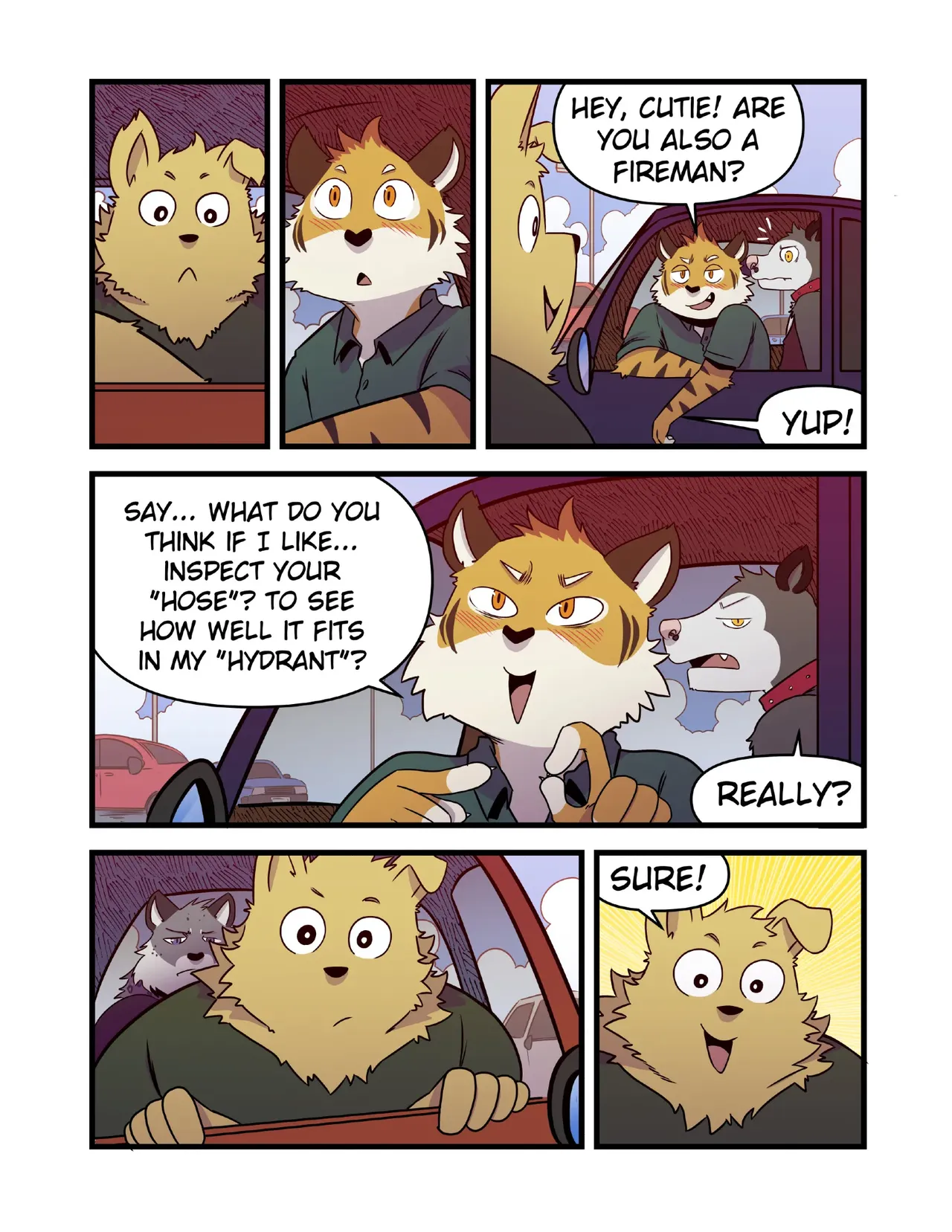 I THINK I LIKE YOU: HOSE INSPECTOR page 2 full