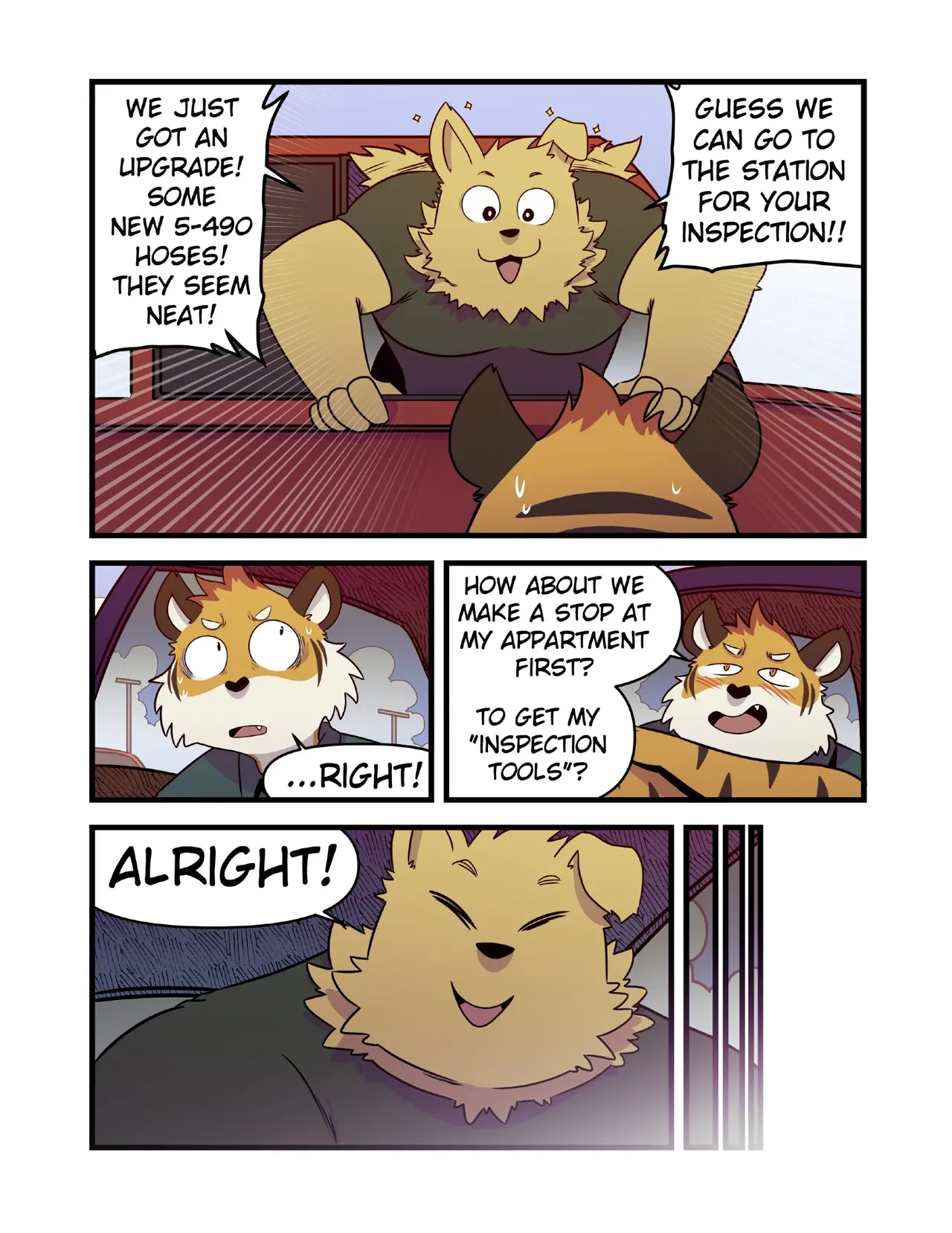 I THINK I LIKE YOU: HOSE INSPECTOR page 3 full
