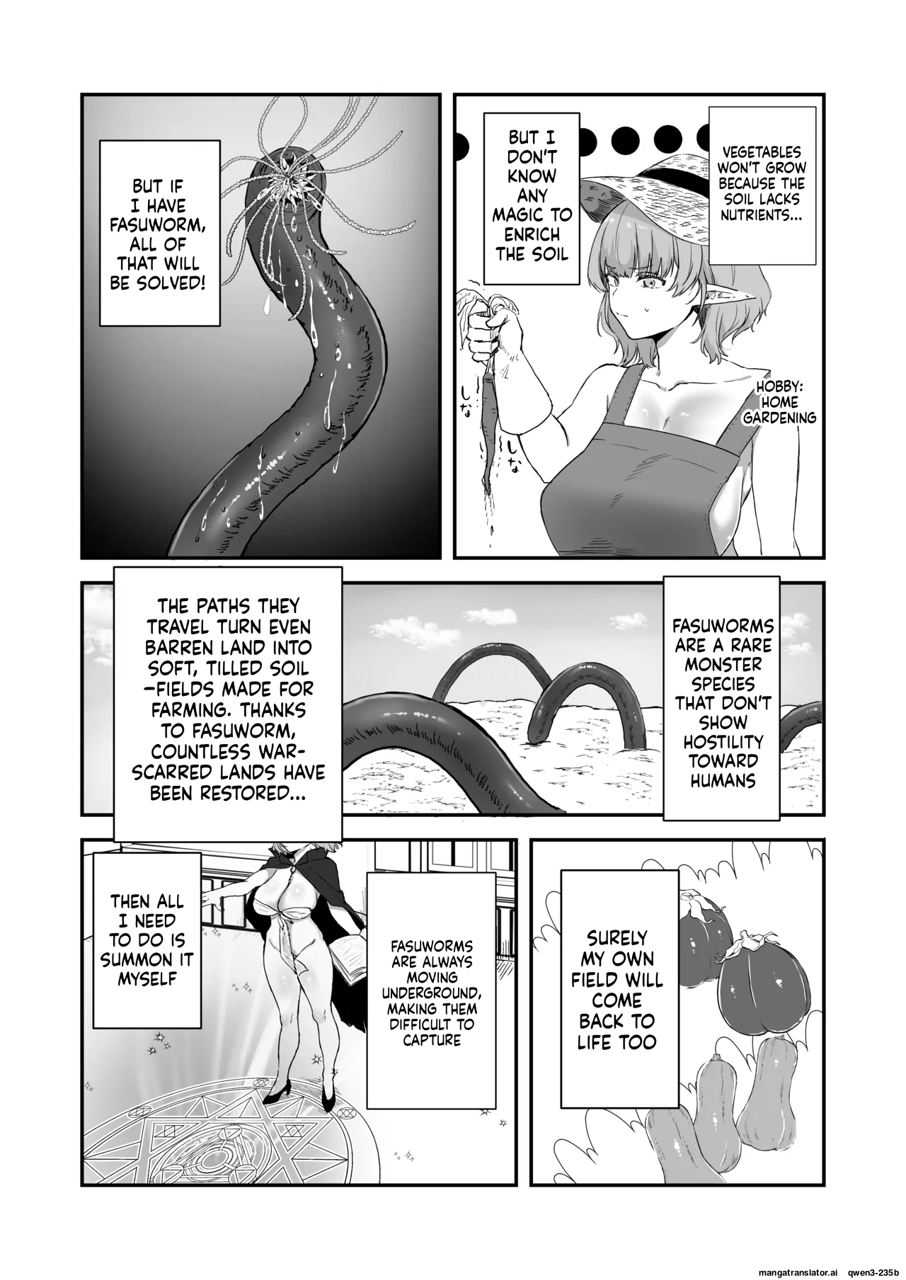 Shokushu × Elf × Kankaku Shadan page 4 full