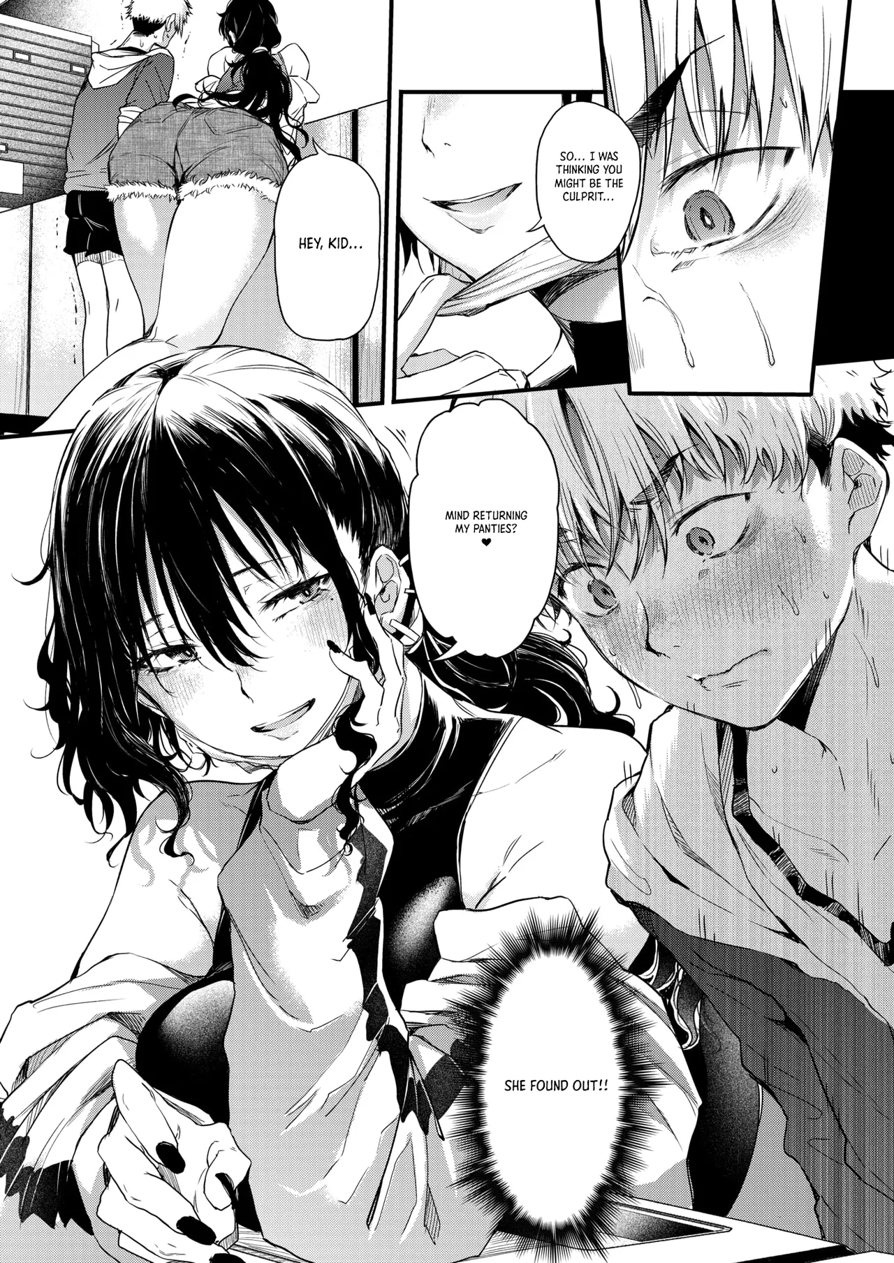 Koinrandori No Burakku Oneesan｜The Girl in Black at the Laundromat page 11 full