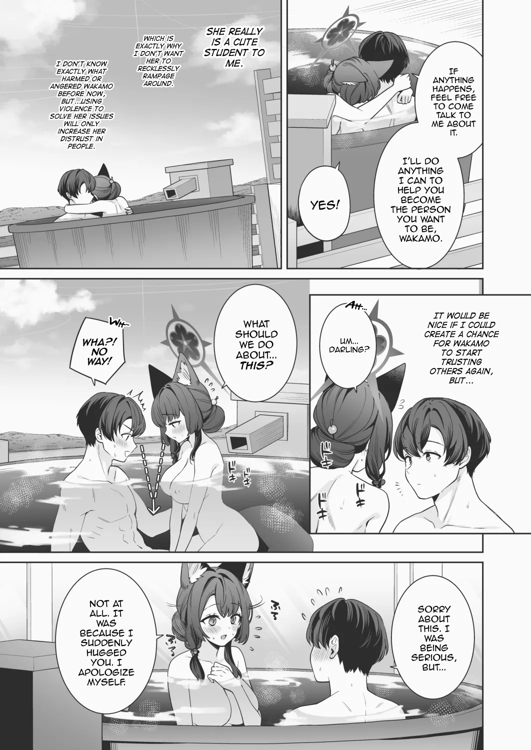 Onsen Kai Wakamo-bon Omake Ecchi Manga | Hot Spring Wakamo Book Bonus Sex Manga page 8 full