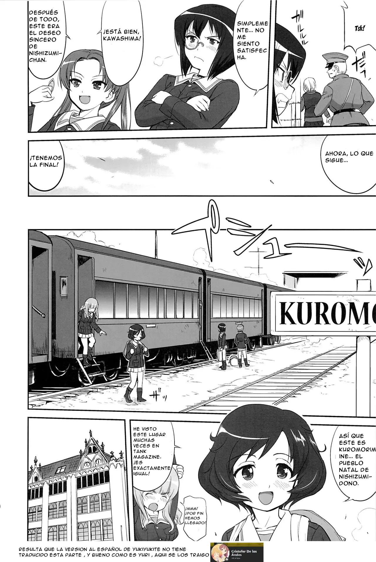 Yukiyukite Senshadou Kuromorimine no Tatakai page 1 full