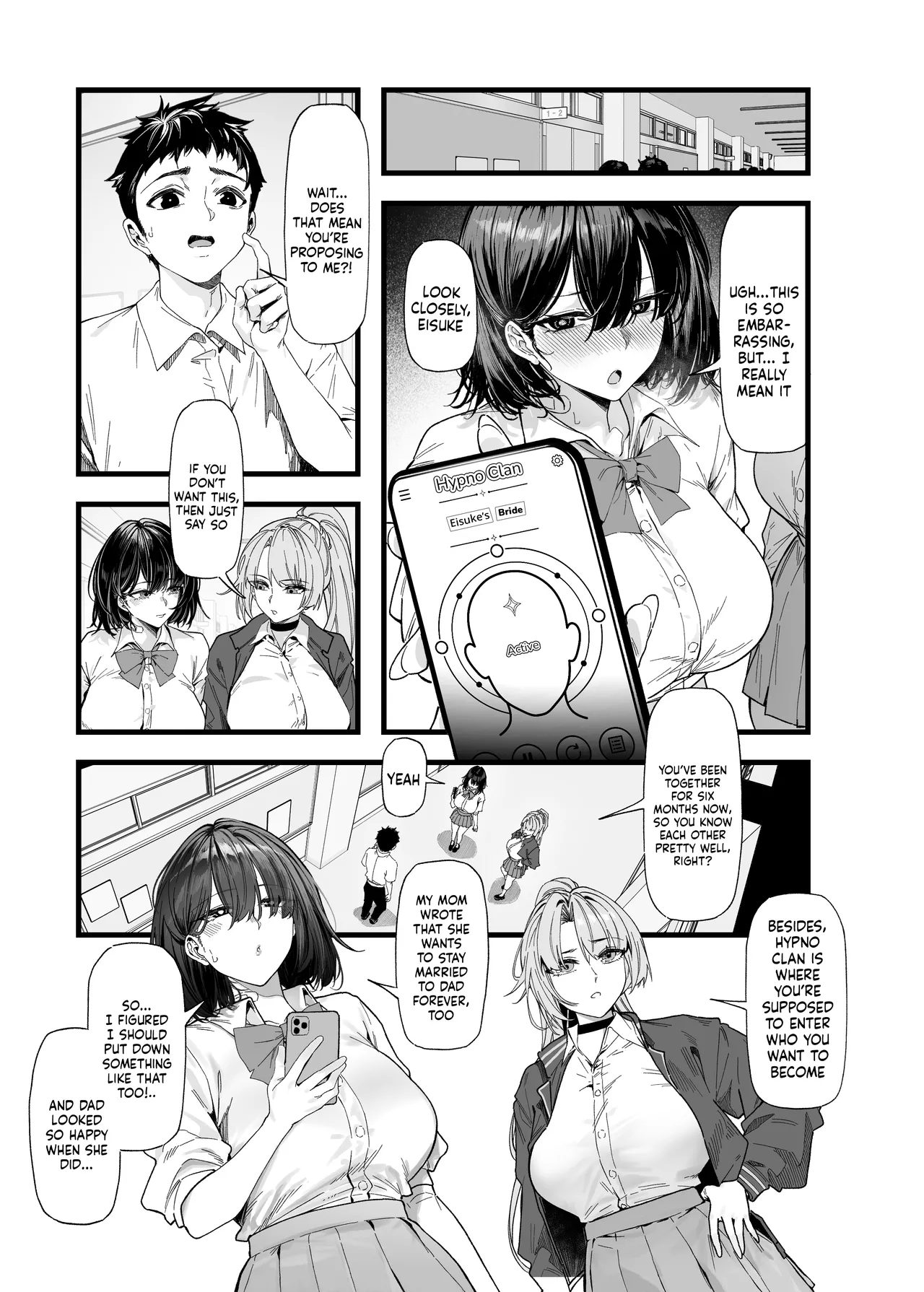 Netorare Saimin Apuri ~ Somerare Mesu-nobi suru Haha-musume ~ | The NTR Hypnosis App: A Corrupted Mother and Daughter Acting Like Sluts page 4 full