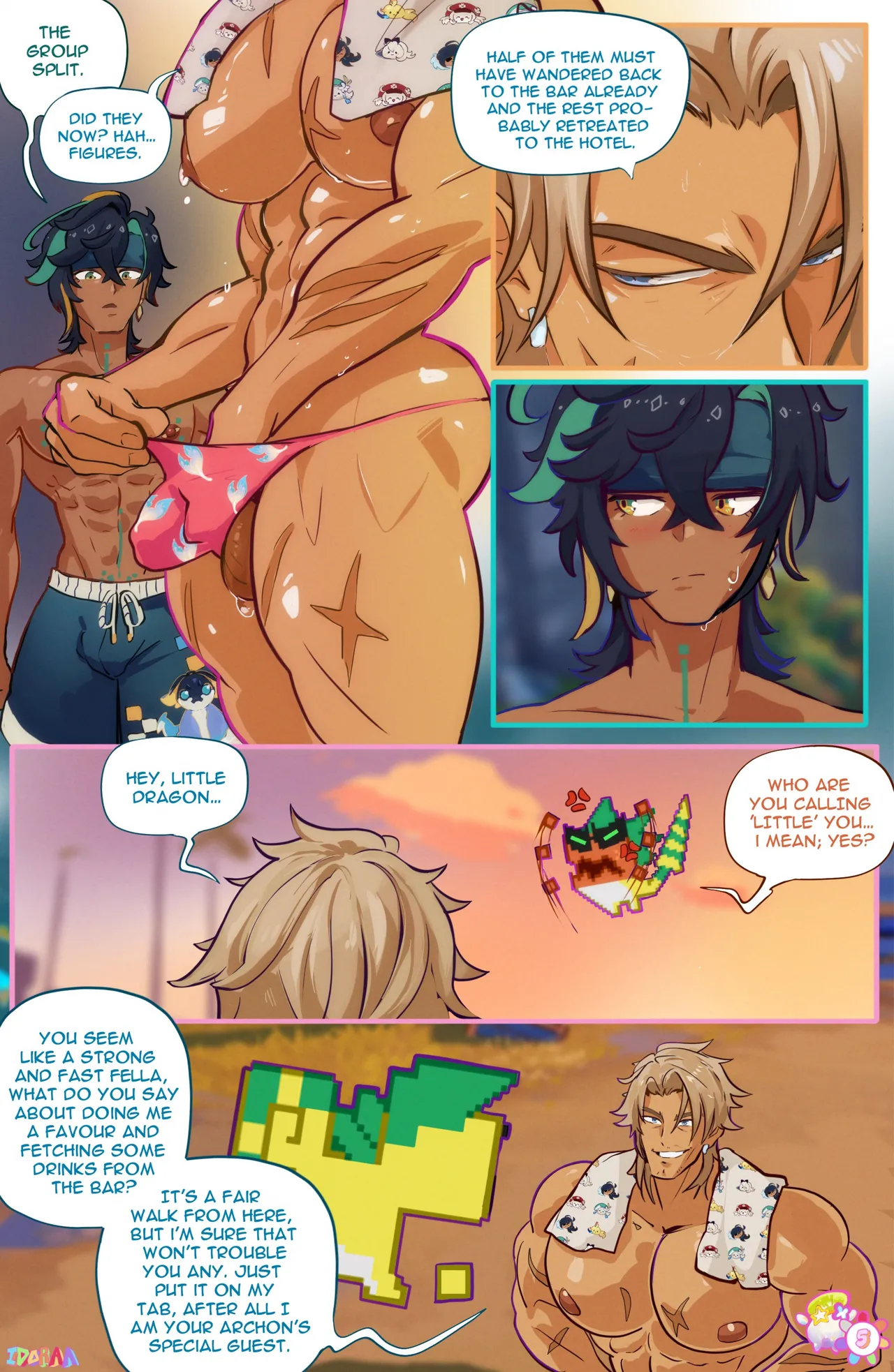 Kinich & Varka comic page 6 full