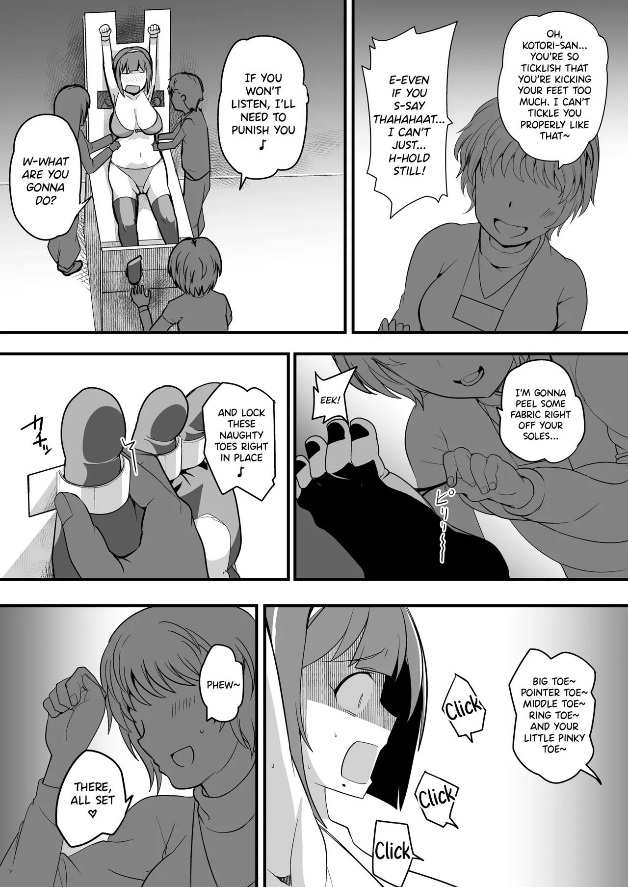 Kyonyuu Jimuin Monzetsu!! Kusuguri Jigoku! | Busty Office Lady in Agony! Tickling Hell! page 12 full