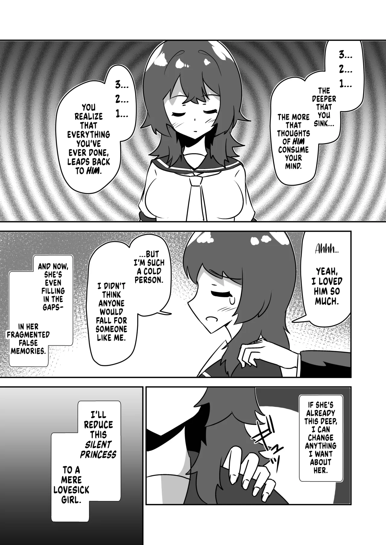 Kioku Netsuzou Saimin ～Kyonyuu Downer Suieibu-chan no Kioku o Tsugou yoku Kaihen shite Gachikoi Dorei ni suru Hanashi～ | False Memory Hypnosis ～Rewriting a Gloomy, Busty Swimmer Girl's Memories to make her my Fawning Love Slave～ page 11 full