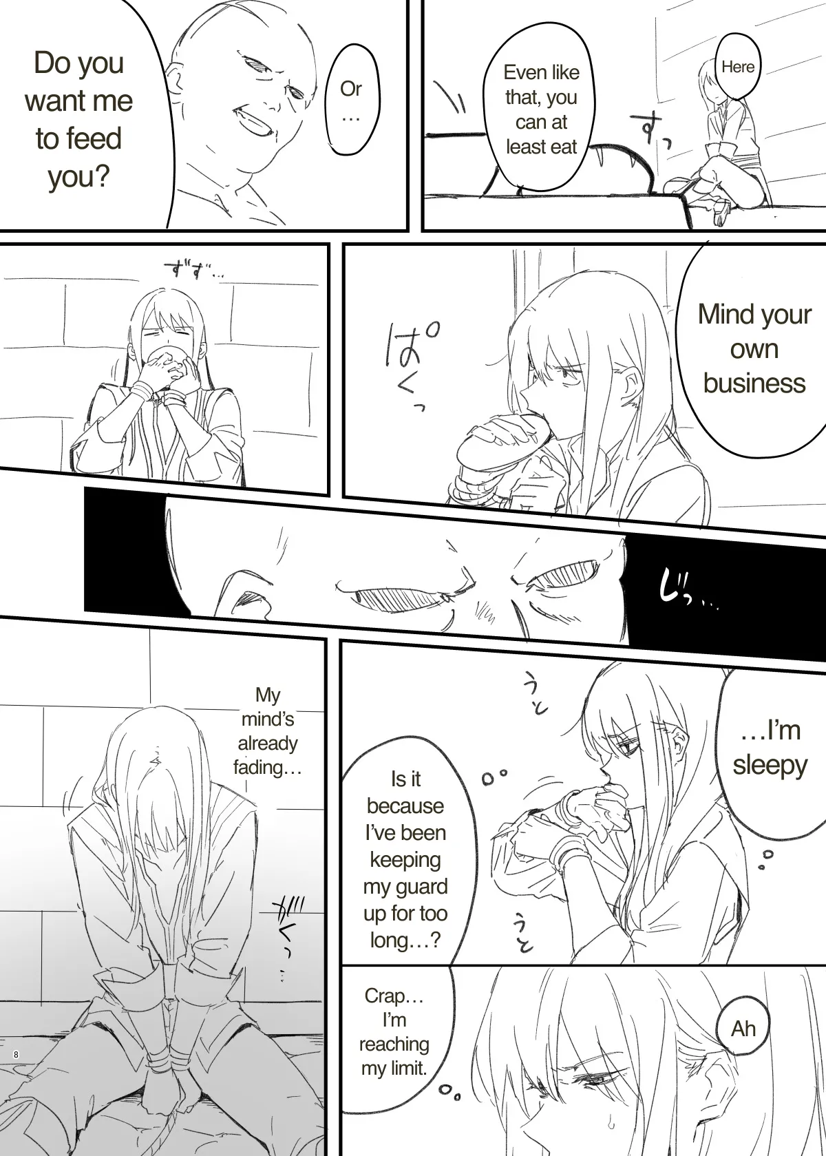 We're cellmates now, so let's get along, okay? page 7 full