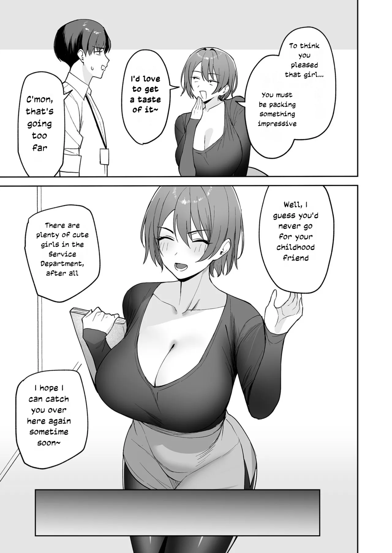 The Reward is the Body ~The Overly Lewd Employee Benefits of the Service Department~ page 8 full