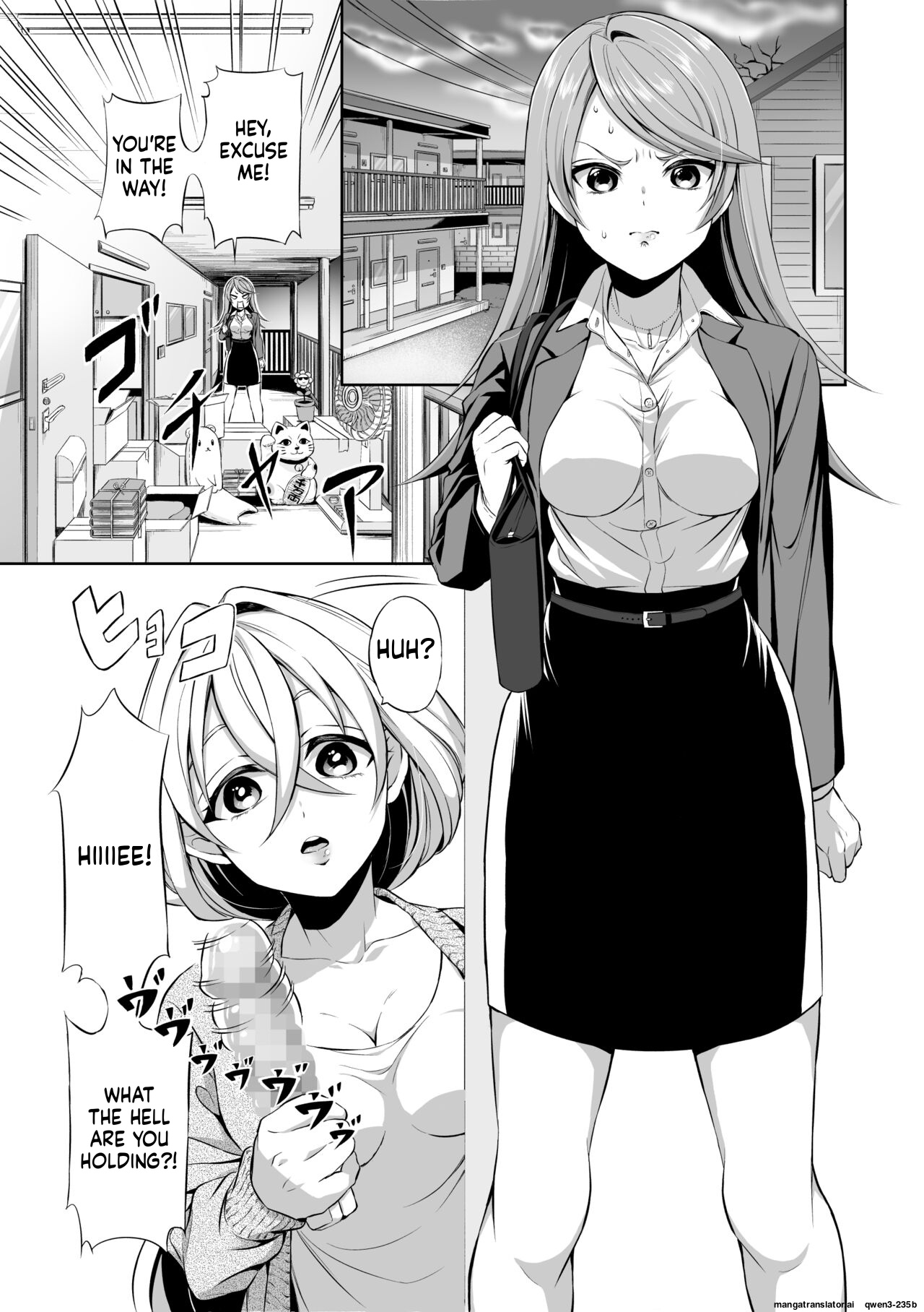 Ryoujoku Shokushu no Bathroom ~Ayashige na Otonari-san ni Moratta no wa Shokushu deshita~ page 3 full