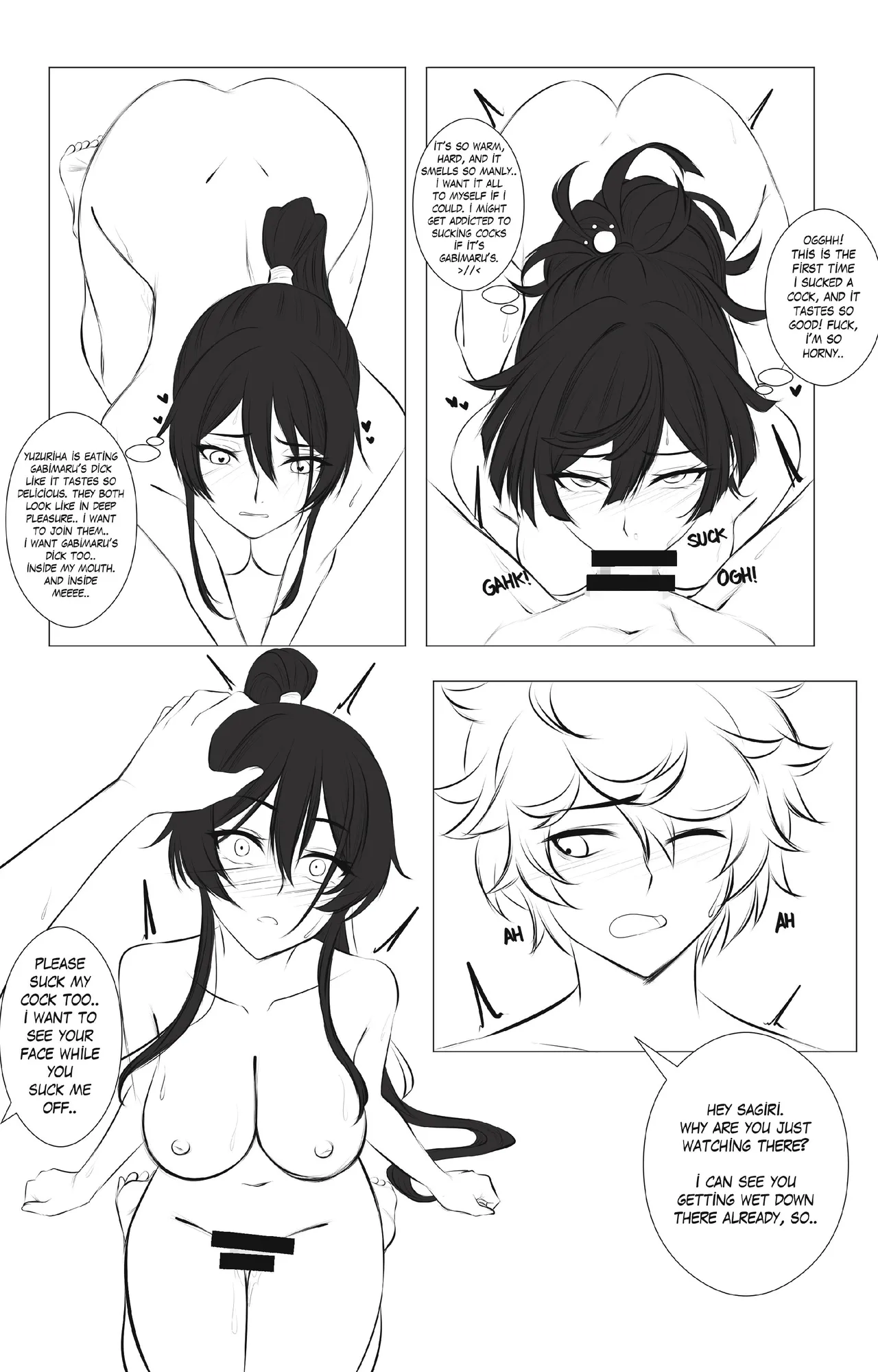 Girl's Paradise - Sagiri Vs. Yuzuriha Pt. 1 page 6 full