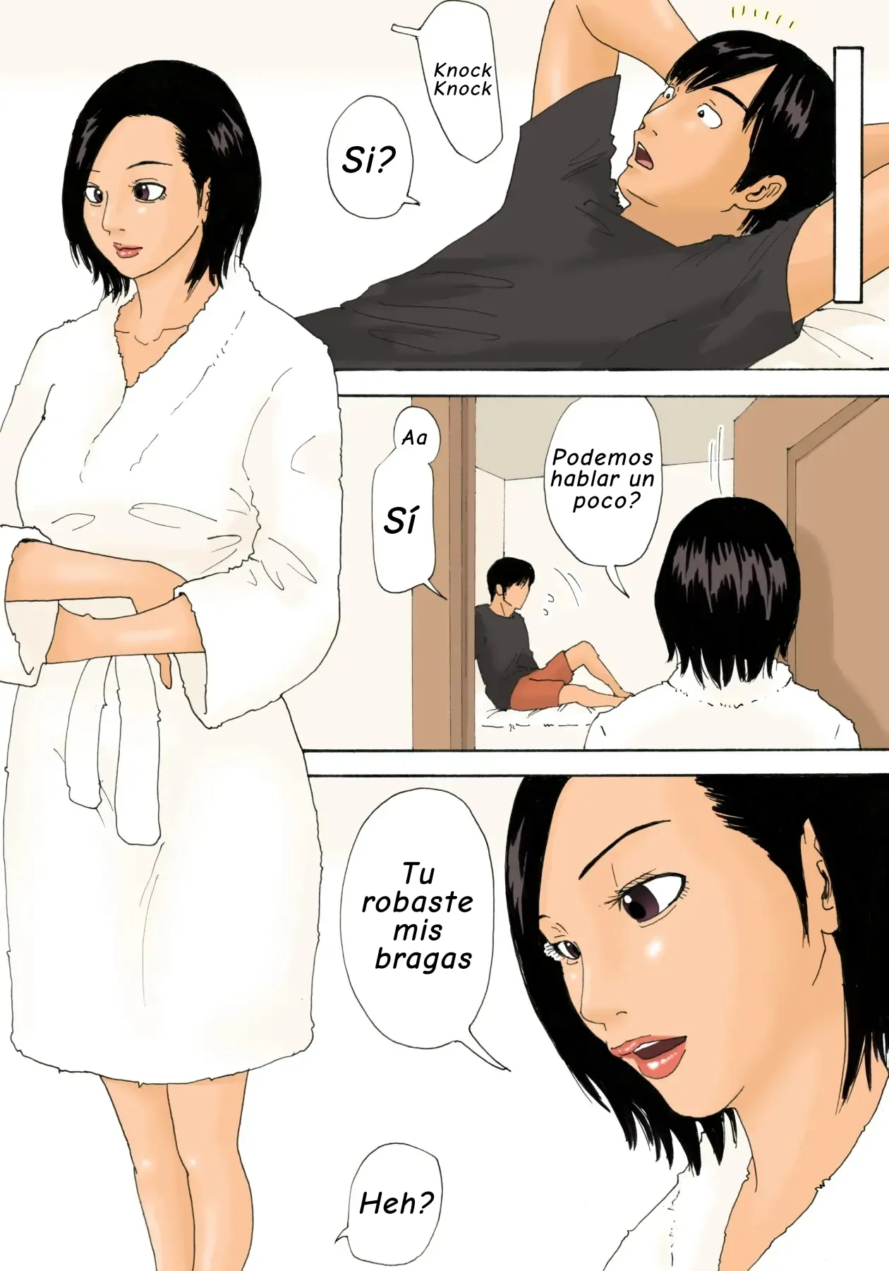 Kanchigai Tsuma ga Nureginu Oi ni Semattara Soku Gattai｜Cuando una Esposa Frustrada Cae en Especulaciones, Debora al Inocente Joven page 11 full