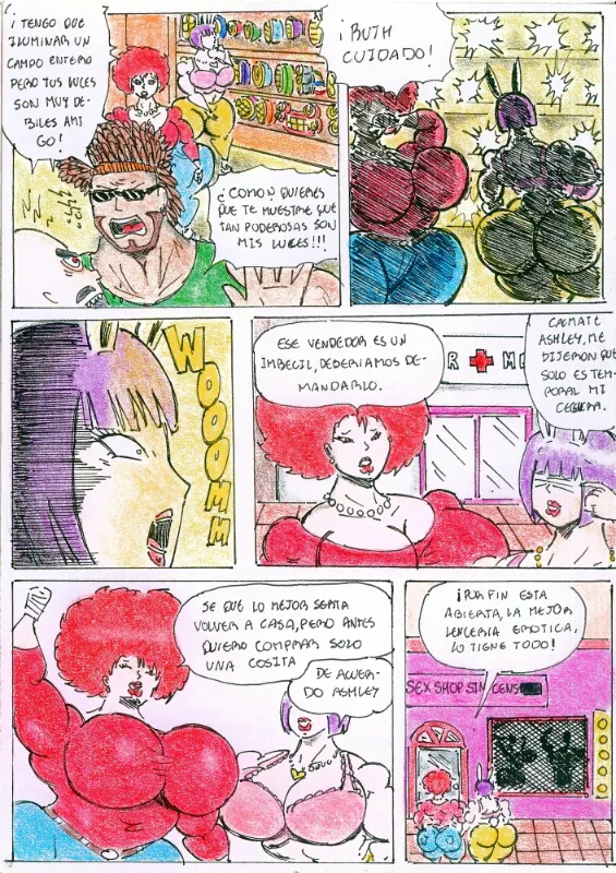 Cómic Ruth y Ashley 2 "EL CENTRO COMERCIAL" page 4 full
