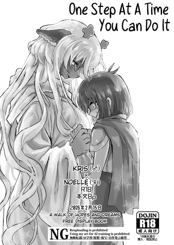 [Yume to Kibo no Marushe] Ippozenshin, Sakiru ne | One Step At A Time, You Can Do It (Deltarune) [English] [Digital] cover