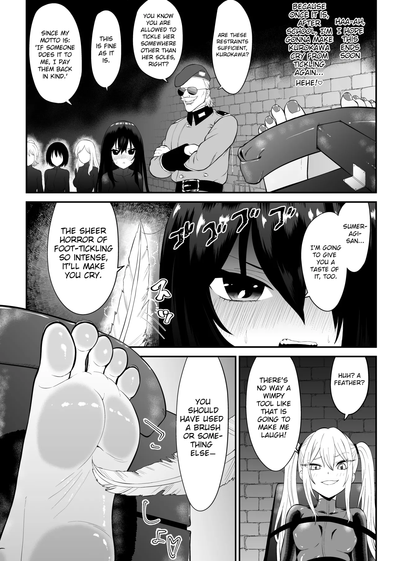 Spy Girl Sole Tickling & Endless Orgasm Training page 4 full