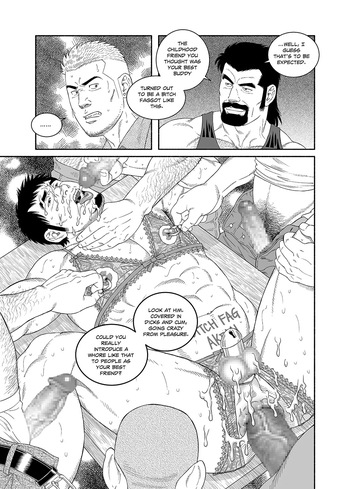 [Tagame Gengoroh] COCKSUCKER I Got Turned into My Best Friend’s Father’s Bitch (Part 2-3) [Eng] cover