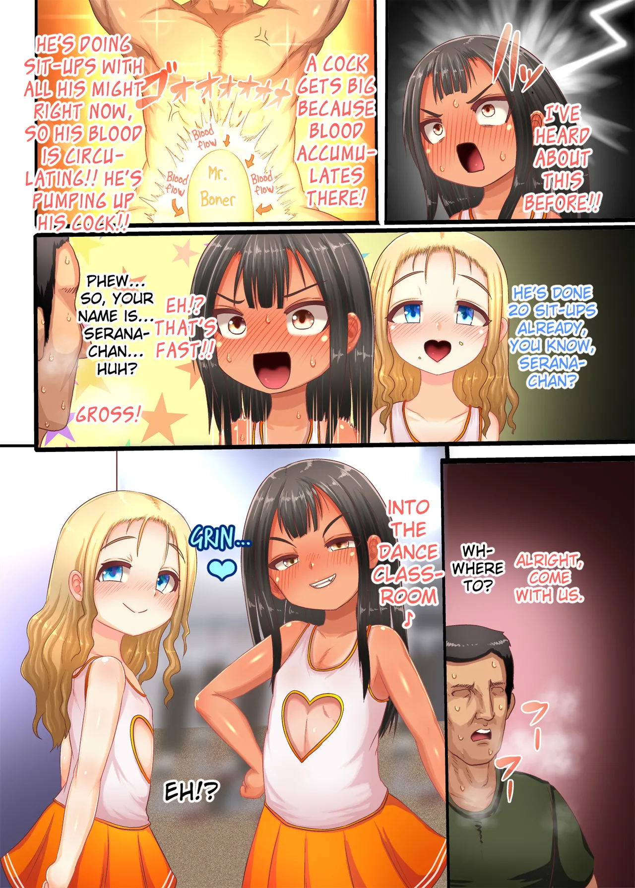 Itazura Gaki!! Gym de Gaki ga Dosukebe Yuuwaku page 10 full