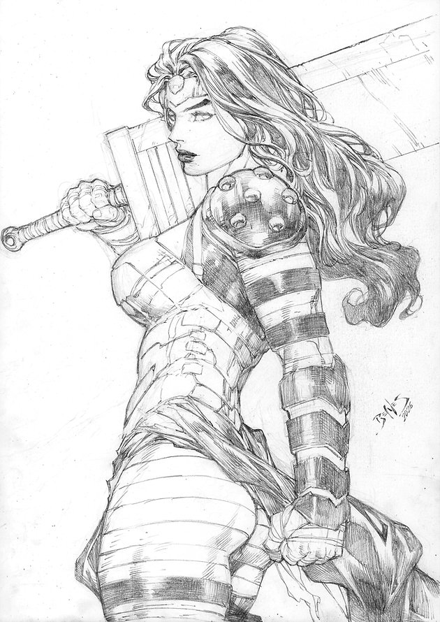 Ed Benes Original Art page 11 full