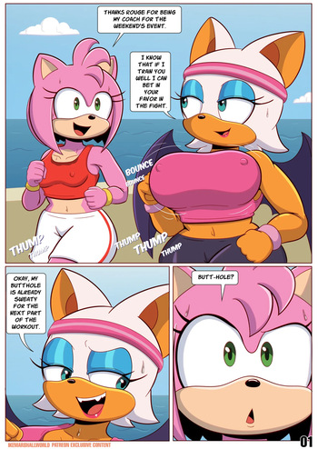 [Ike Marshall] Training Amy (Sonic the Hedgehog) cover