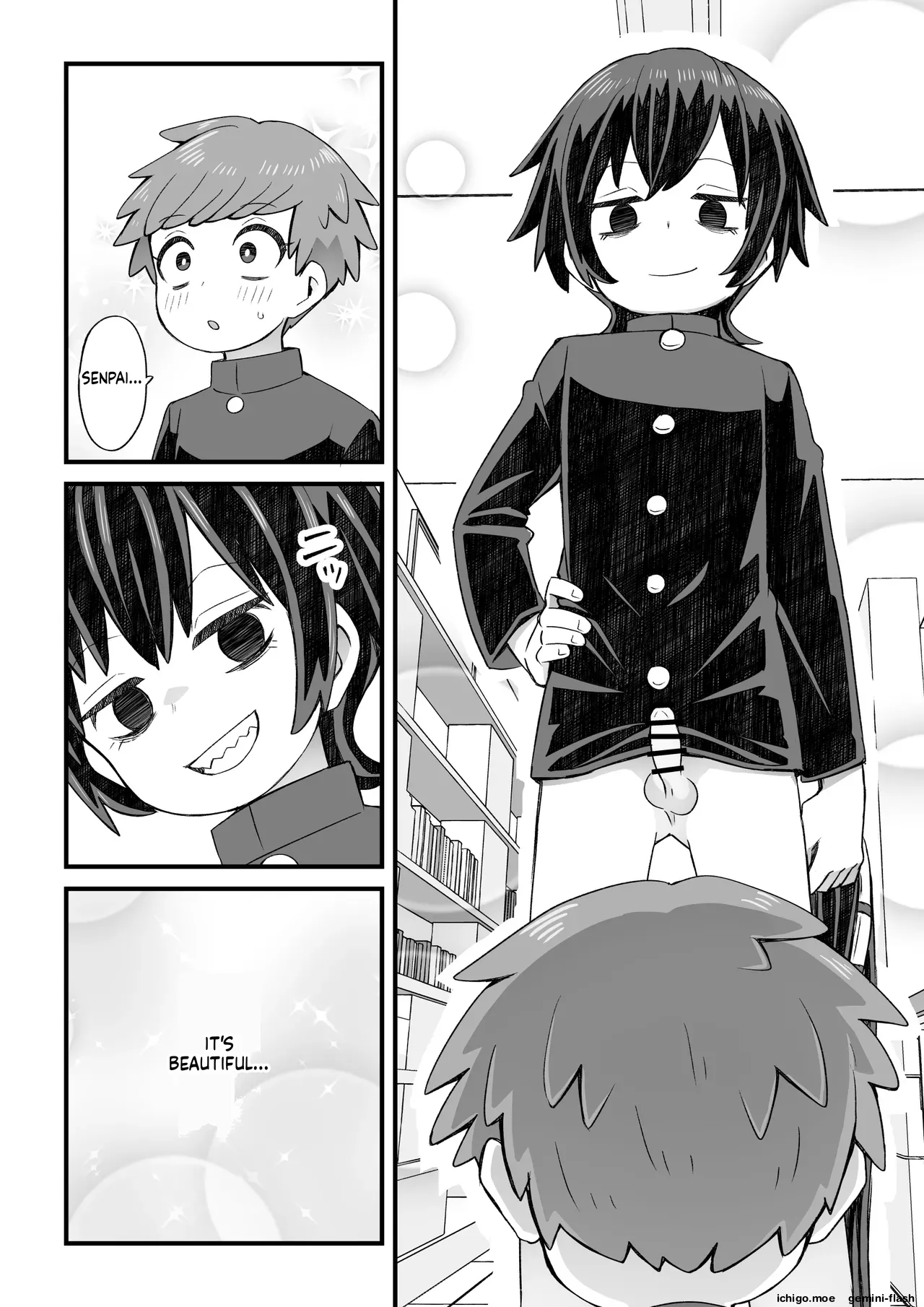 A Story About a Librarian Attacking a Junior Student, and a Story About a Boy Who Crossdresses to Get Help page 11 full