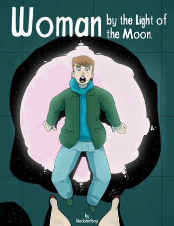 Woman by the of the moon cover