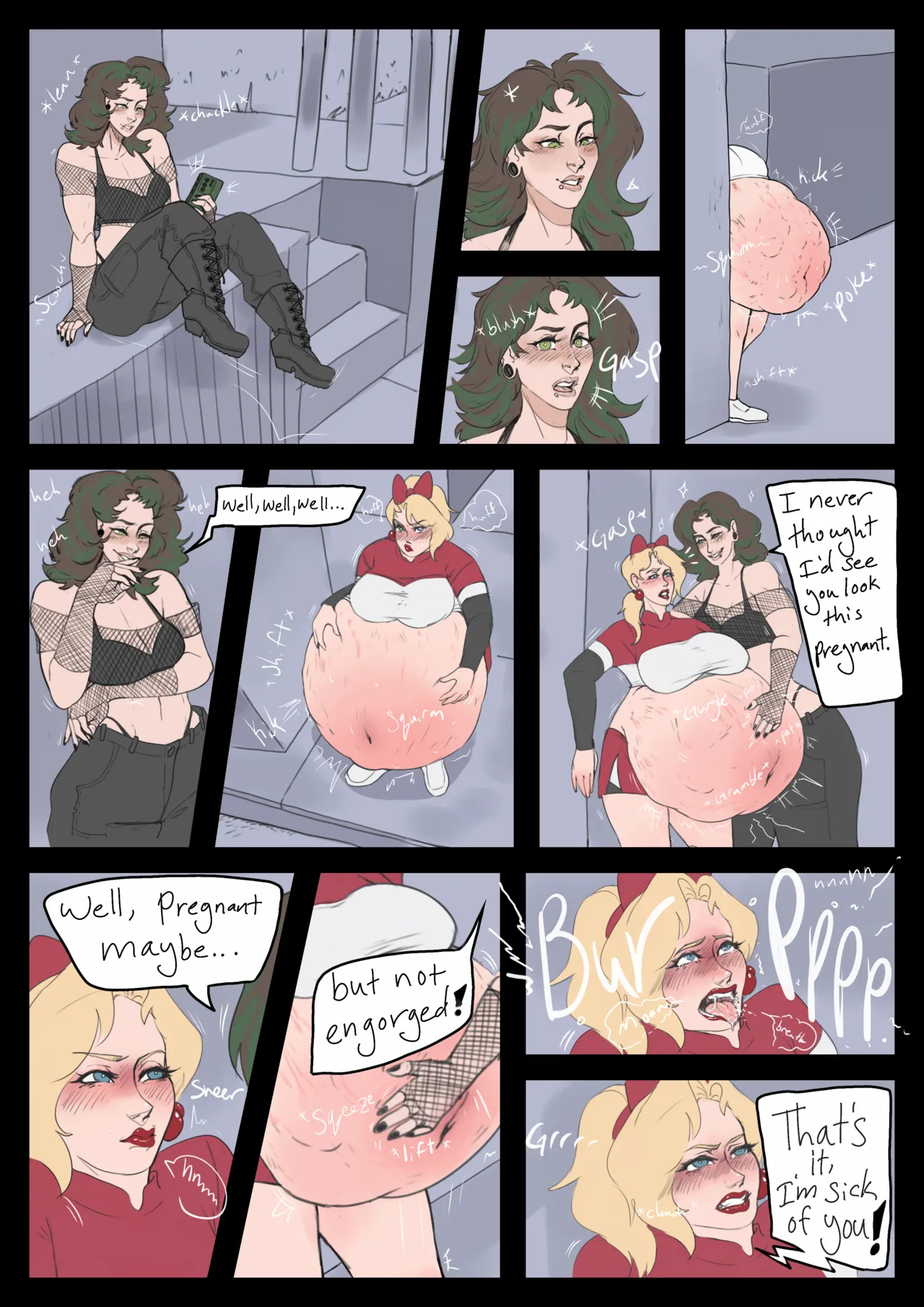 Cheerleader Vore page 11 full