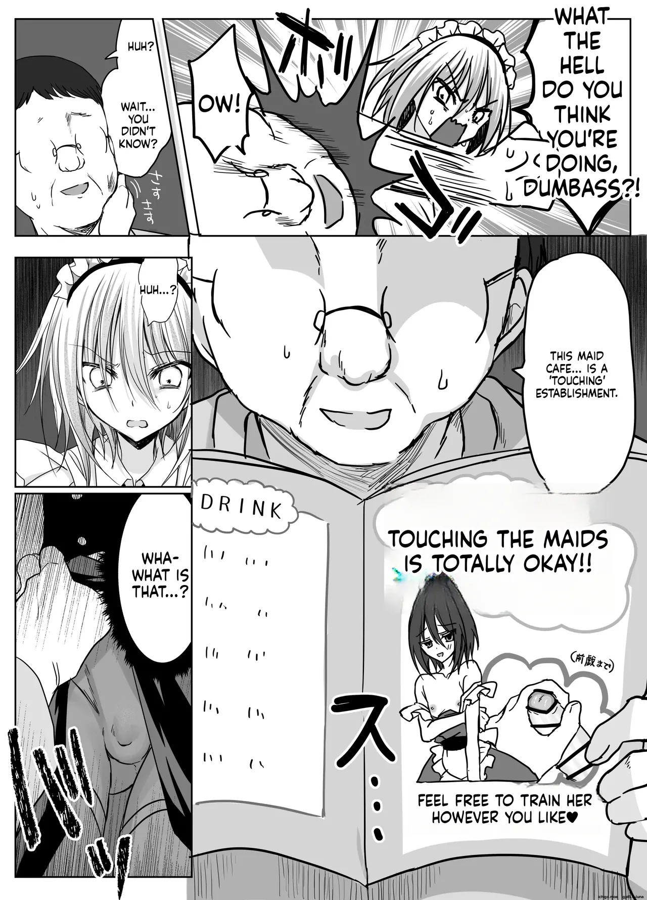 A Humiliating Fall from Grace at the Cross-Dressing Maid Café I Used to Look Down On! page 10 full