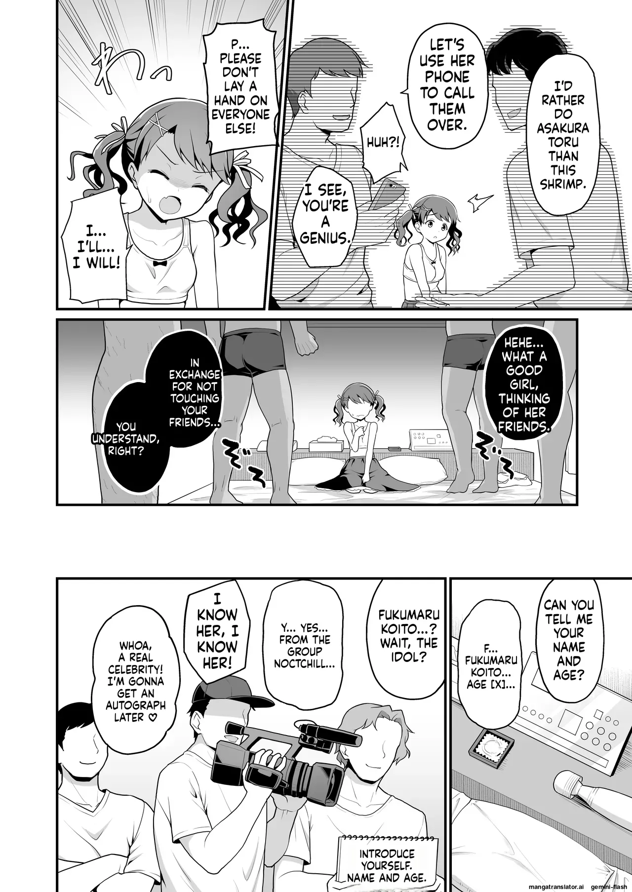 Damasareta Geneki Idol ga AV o Torarete Mama ni Sareta Hanashi page 10 full